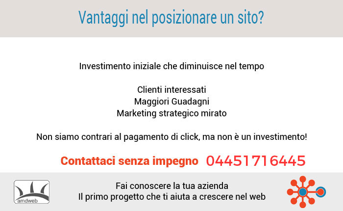 Vantaggi nel posizionare un sito